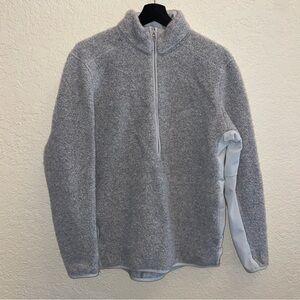 Mens Lululemon fleece half zip jacket sherpa